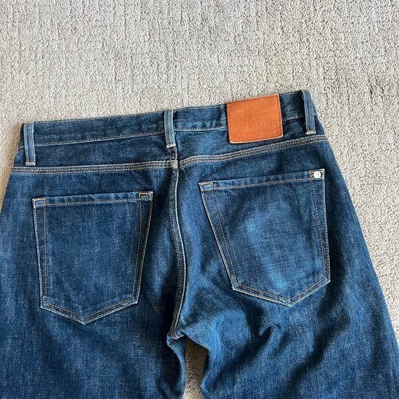 Baldwin Men's Straight Jeans - Dark Blue - Picture 14 of 15